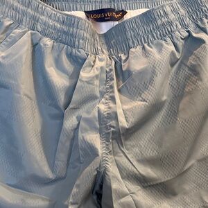 Louis Vuitton Blue Checkered Swim Suit